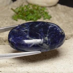 Sodalite Multicolore naturelle Coupe ovale, 52.05 ct, Opaque