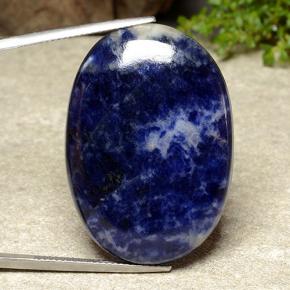 Sodalite Multicolore naturelle Coupe ovale, 48.54 ct, Opaque