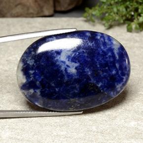Sodalite Multicolore naturelle Coupe ovale, 48.54 ct, Opaque