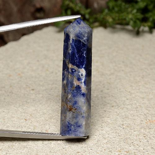 Sodalite Bleu marine naturelle Forme fantaisie, 22.66 ct, Opaque
