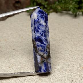 Sodalite Bleu multicolore naturelle Forme fantaisie, 20.85 ct, Opaque