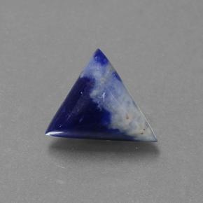 Sodalite bleue naturelle trillion, 1,65 ct, opaque