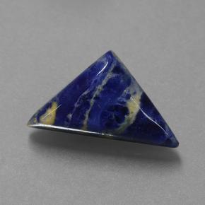 Sodalite Multicolore naturelle Trillion, 5.75 ct, Opaque