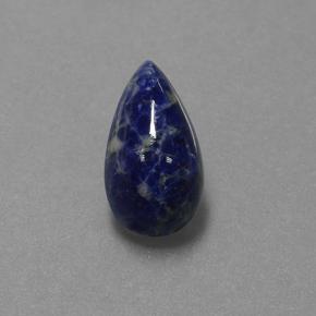 Sodalite Multicolore naturelle En forme de poire, 2.05 ct, Opaque