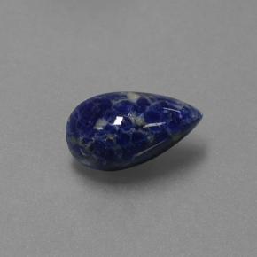 Sodalite Multicolore naturelle En forme de poire, 2.05 ct, Opaque