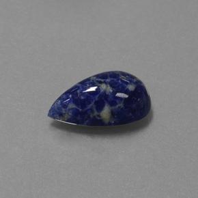 Sodalite Multicolore naturelle En forme de poire, 2.05 ct, Opaque