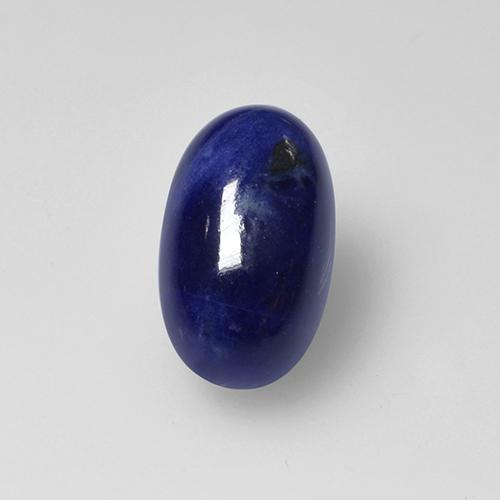 Sodalite bleue naturelle coupe ovale, 1,20 ct, opaque