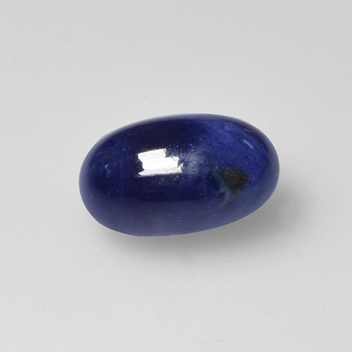 Sodalite bleue naturelle coupe ovale, 1,20 ct, opaque