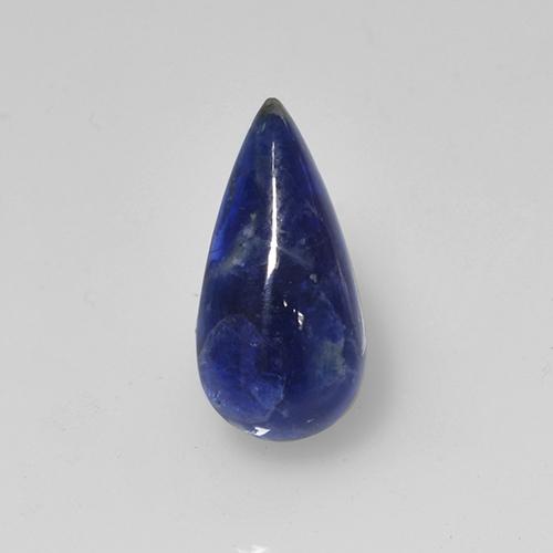 Sodalite Multicolore naturelle En forme de poire, 0.70 ct, Opaque