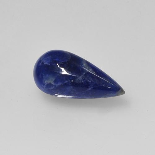 Sodalite Multicolore naturelle En forme de poire, 0.70 ct, Opaque