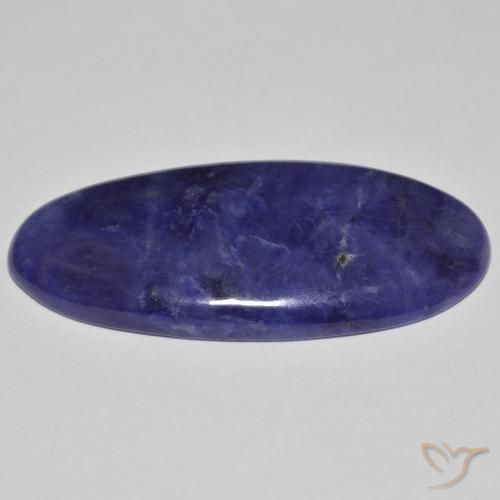 Sodalite Bleu foncé naturelle ovale, 29.49 ct, Opaque