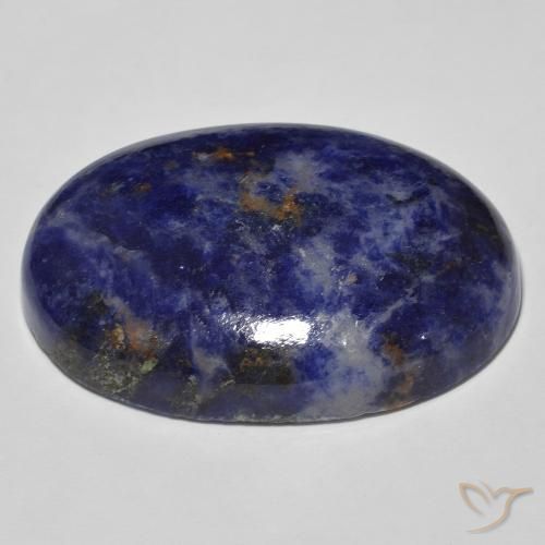 Sodalite Bleu foncé naturelle ovale, 54.28 ct, Opaque
