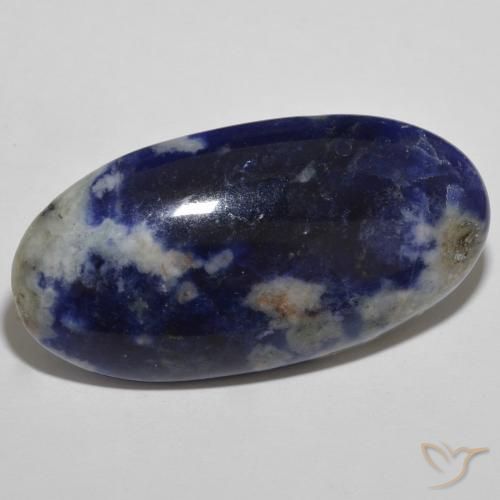 Sodalite Bleu marine naturelle ovale, 23.22 ct, Opaque