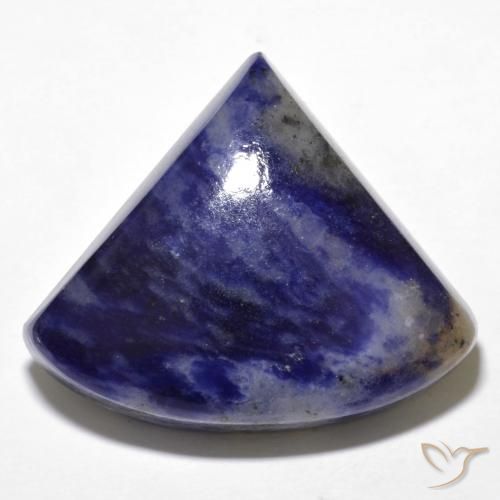 24.44ct Naturel Bleu marine Sodalite, Trillion, Opaque
