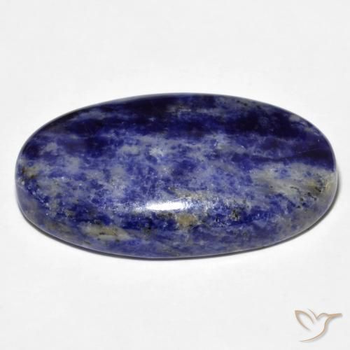 Sodalite Bleu marine naturelle ovale, 34.08 ct, Opaque