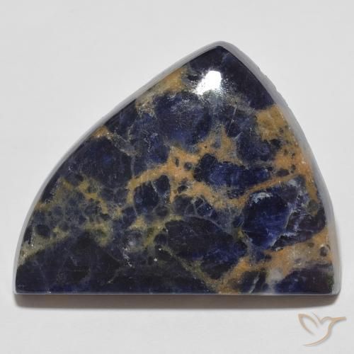 40.32ct Naturel Bleu marine profond Sodalite, Fantaisie, Opaque
