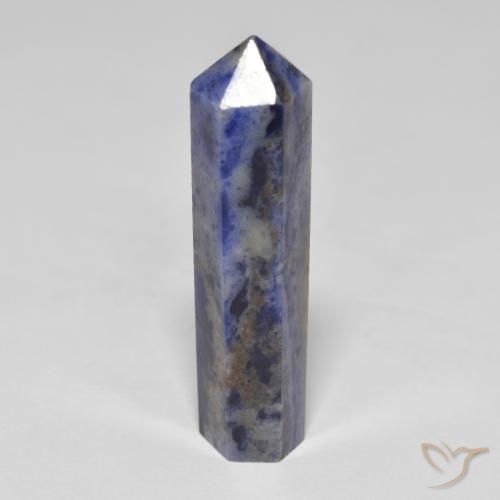 Sodalite Blue Grey naturelle Fantaisie, 24.21 ct, Opaque
