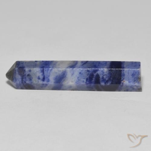 Sodalite Bleu grisâtre naturelle Forme fantaisie, 16,79 ct, Opaque