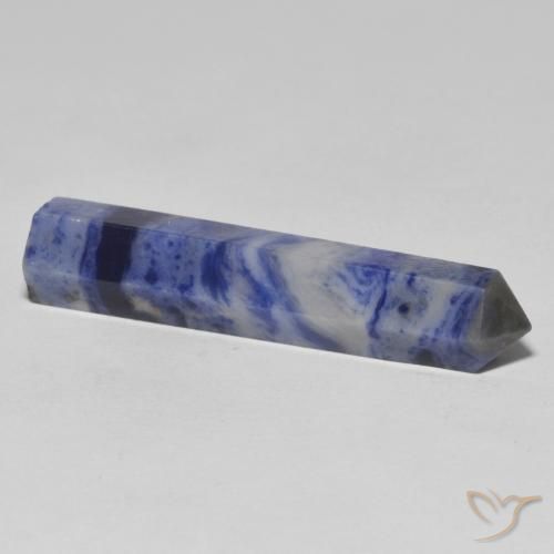 Sodalite Bleu grisâtre naturelle Forme fantaisie, 16,79 ct, Opaque