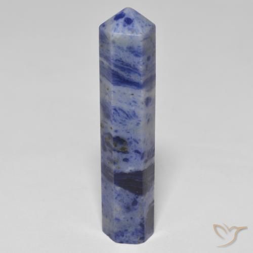 25.99ct Naturel Bleu grisâtre Sodalite, Fantaisie, Opaque, Photo A