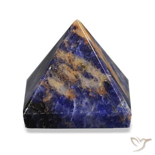 Sodalite Bleu marine profond naturelle Carré, 65.67 ct, Opaque