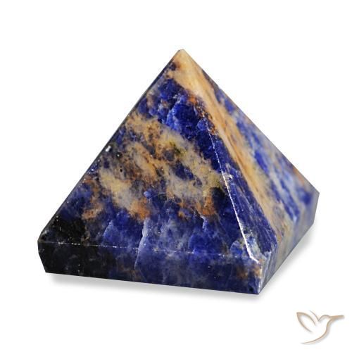 Sodalite Bleu marine profond naturelle Carré, 65.67 ct, Opaque