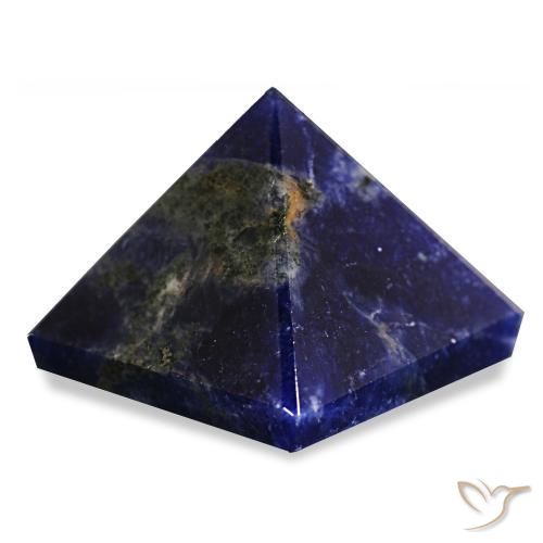 Sodalite bleu multicolore naturelle carré, 85,94 ct, opaque