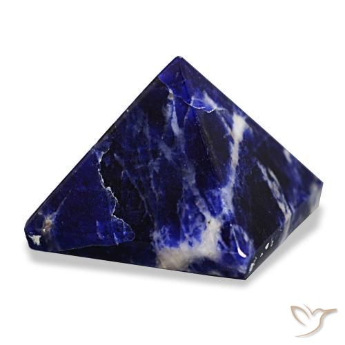 Sodalite Bleu multicolore naturelle Carré, 63.03 ct, Opaque