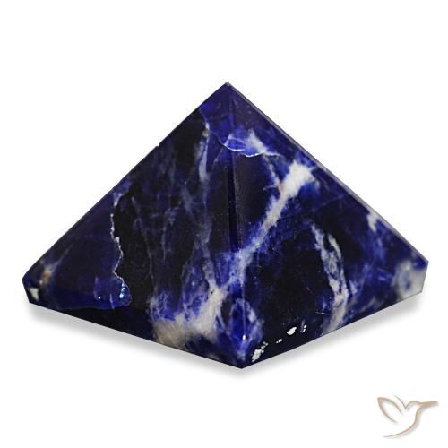 Sodalite Bleu multicolore naturelle Carré, 63.03 ct, Opaque