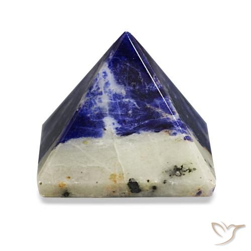 Sodalite Bleu marine naturelle Carré, 67.76 ct, Opaque