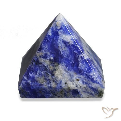 Sodalite Bleu multicolore naturelle Carré, 84.26 ct, Opaque