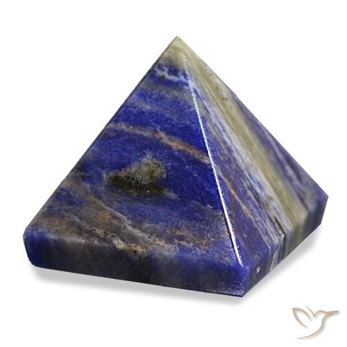 Sodalite Bleu marine naturelle Carré, 104.98 ct, Opaque