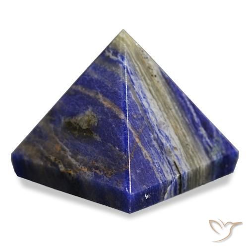 Sodalite Bleu marine naturelle Carré, 104.98 ct, Opaque