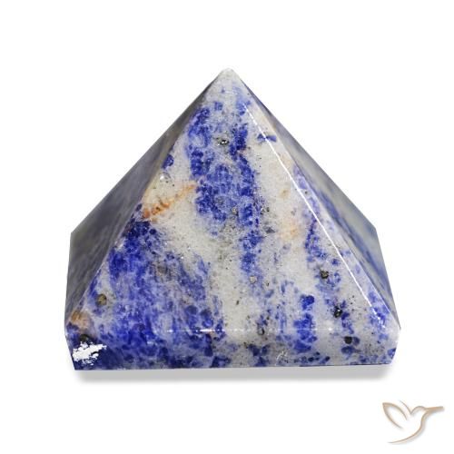 100.52ct Bleu grisâtre Sodalite, Carré, Opaque