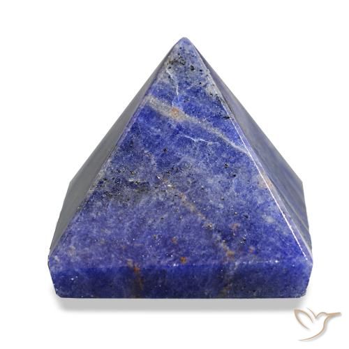 Sodalite gris bleu clair naturelle carré, 103,79 ct, opaque