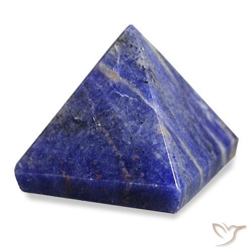Sodalite gris bleu clair naturelle carré, 103,79 ct, opaque