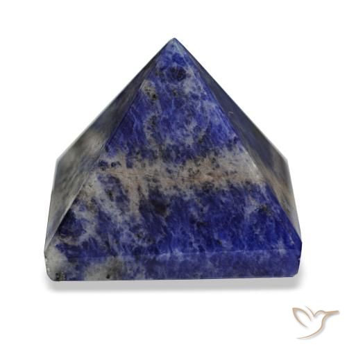 81.65ct Naturel Bleu multicolore Sodalite, Carré, Opaque, Photo A
