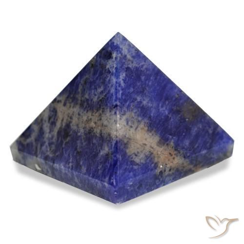 Sodalite bleue naturelle carré, 81,65 ct, opaque