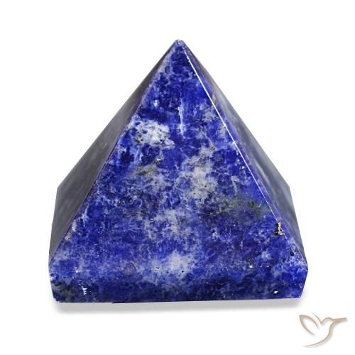 82.80ct Naturel Bleu marine Sodalite, Carré, Opaque, Photo A