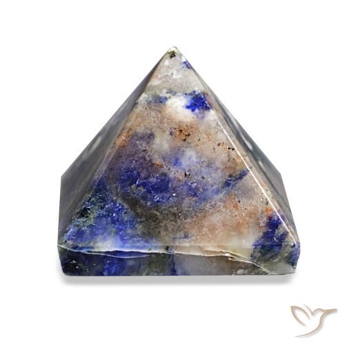 Sodalite bleu marine de 71,08 ct, carré, opaque