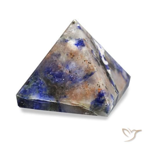 Sodalite bleu marine naturelle carré, 71,08 ct, opaque