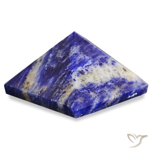 Sodalite Bleu marine naturelle Carré, 60.17 ct, Opaque