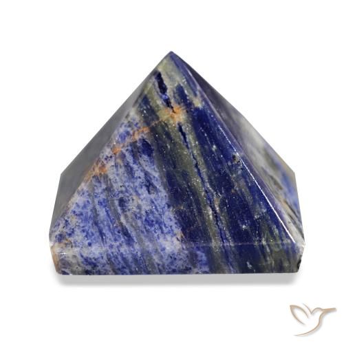 Sodalite bleu marine naturelle carré, 75,20 ct, opaque