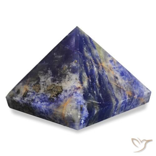 Sodalite bleu marine naturelle carré, 75,20 ct, opaque