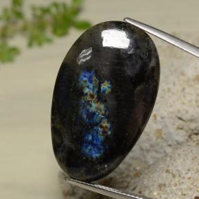 Spectrolite multicolore naturelle forme fantaisie, 23,02 ct, opaque