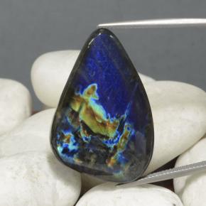 Spectrolite multicolore naturelle forme fantaisie, 27,00 ct, opaque