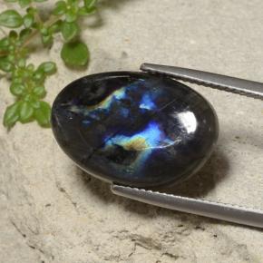 Spectrolite multicolore naturelle forme fantaisie, 7,95 ct, translucide