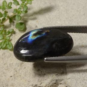Spectrolite multicolore naturelle forme fantaisie, 7,95 ct, translucide