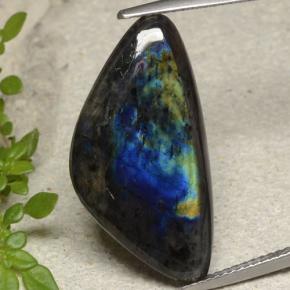 Spectrolite multicolore naturelle forme fantaisie, 10,00 ct, opaque