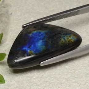 Spectrolite multicolore naturelle forme fantaisie, 10,00 ct, opaque